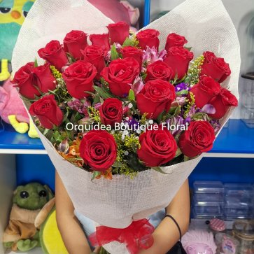 Ramo de 24 Rosas Rojas