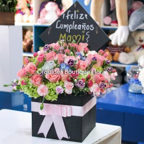 Caja Negra de Flores