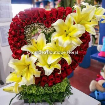 Corazón de Rosas